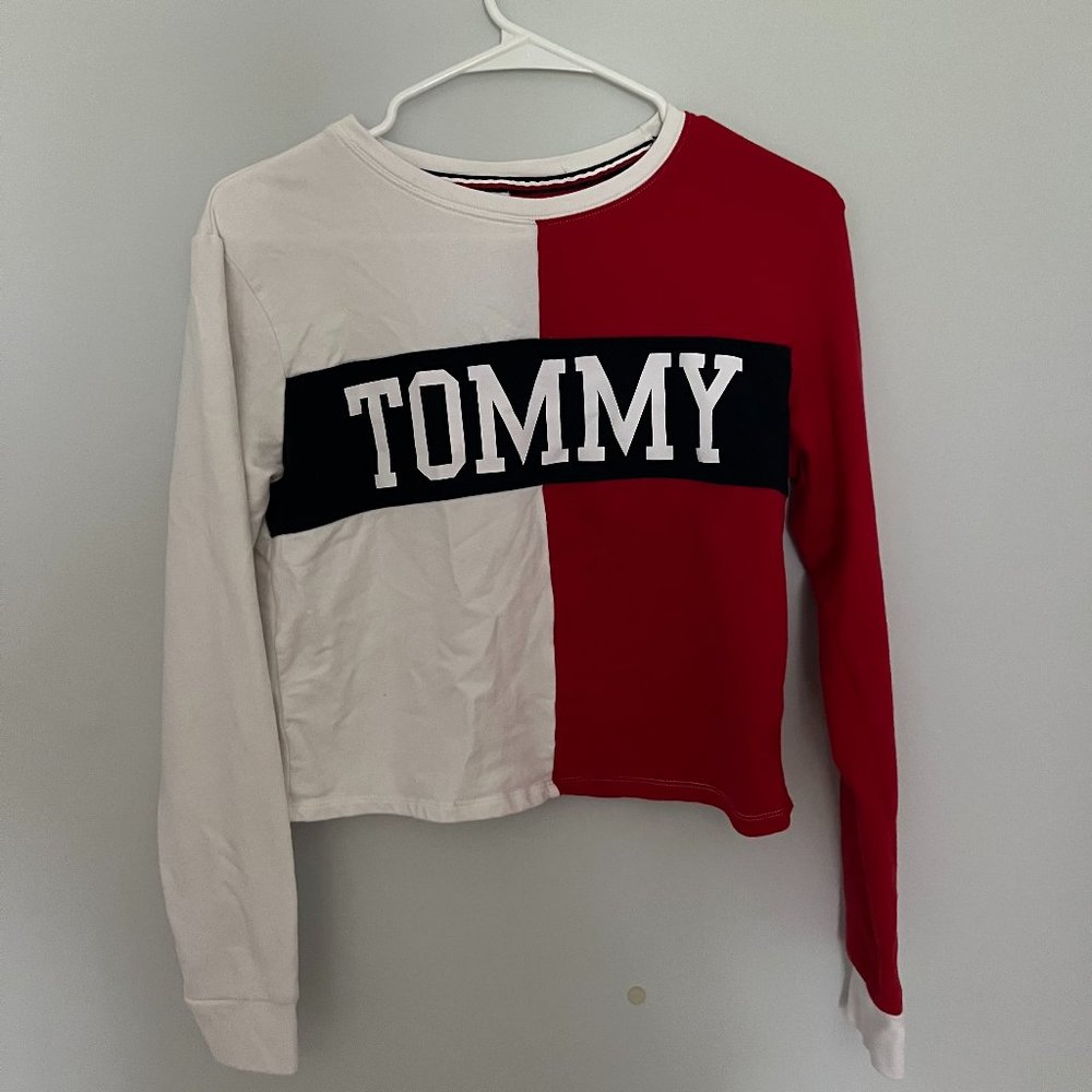 Women's cropped Tommy Hilfiger long sleeve